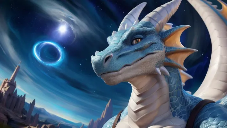 white scales,
white body,
markings,
detailed eyes,
dragon,
scaly,
looking at viewer,
real proportions,
full body,
solo,
background: super mario galaxy,
inspired by thesecredcave,
inspired by chunie,
inspired by drakaar,
high res, 8k resolution, high detail, photograph