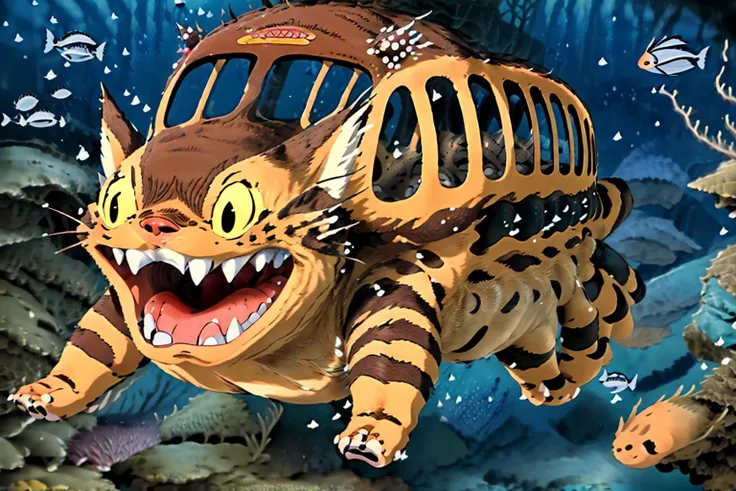 masterpiece, ultra detailed background,
<lora:totoro001:0.8>,solo,
Catbus, under water, fish, fangs,
<lora:detail_slider_v4:2>,
<lora:more_details:0.4>,
<lora:emotion_happy_slider_v1:2>,
<lora:noline:0.8>,