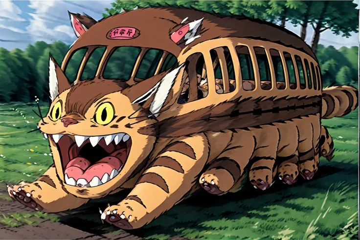 <lora:totoro001:0.7>,solo,
Catbus, running, speed lines, (hairy:1.3), motion blurry, high speed,
<lora:detail_slider_v4:2>,
<lora:more_details:0.4>,
<lora:emotion_happy_slider_v1:2>,