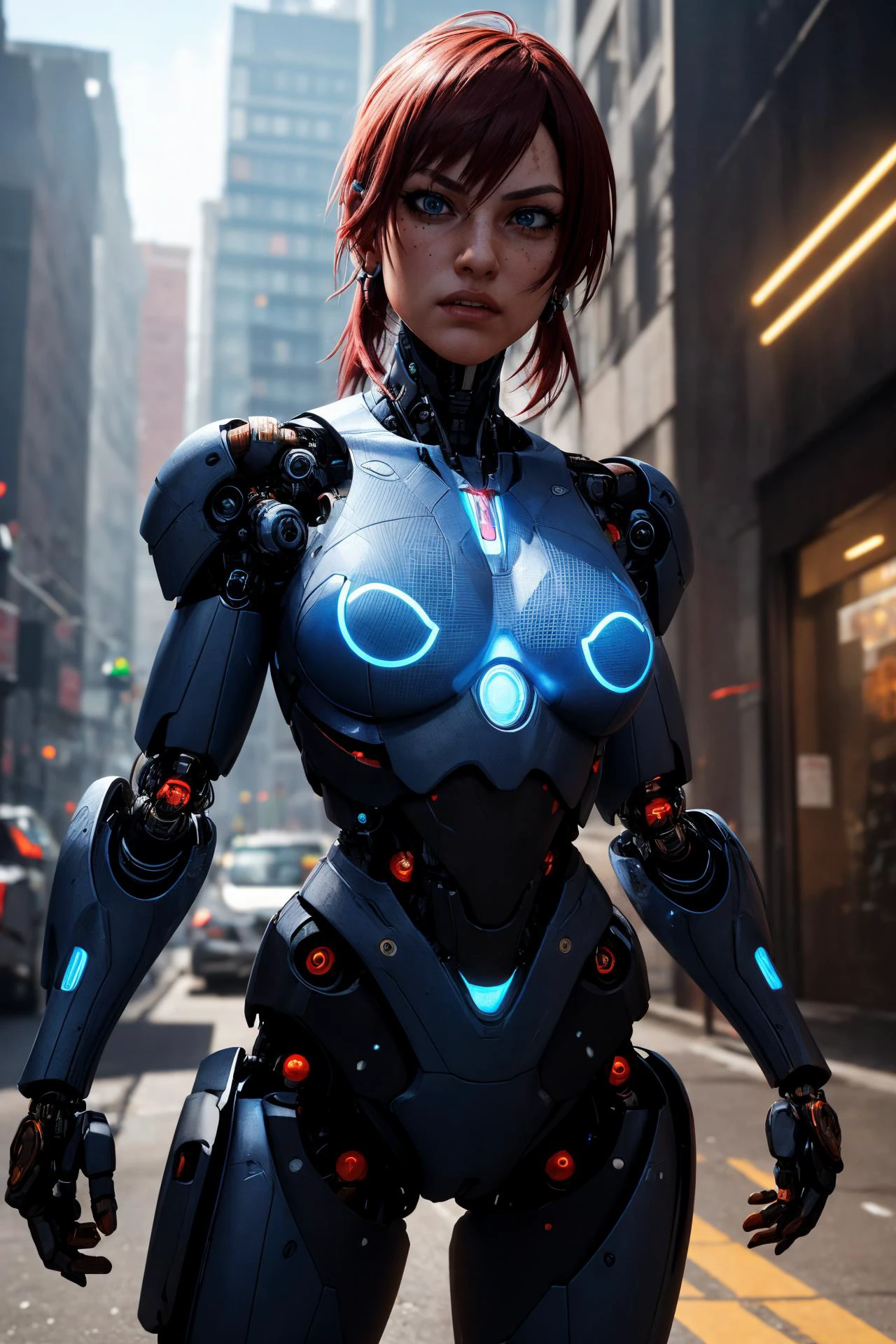 a female cyborg warrior with advanced robotic enhancements, ready for combat
masterpiece, best quality, intricate detail, high background detail, high contrast, <lora:emotion_angry_slider_v1:1> raytracing, <lora:backlight_slider_v10:-1> <lora:contrast_slider_v10:2>, <lora:skin_slider_v10:0.5>
