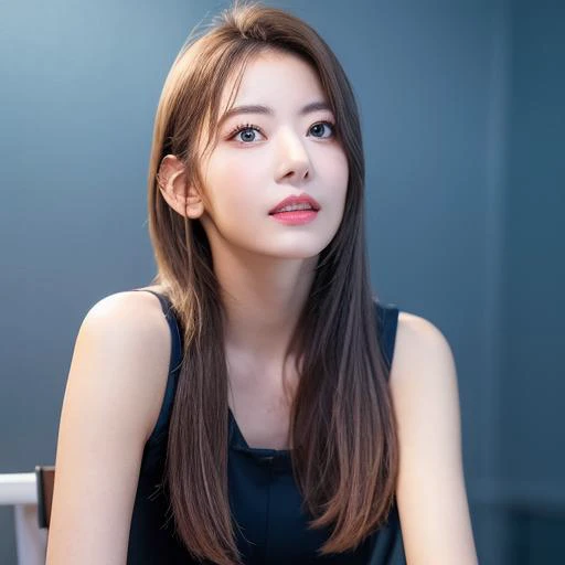 (8k, best quality, masterpiece:1.2), (realistic, photo-realistic:1.37), ultra-detailed, 1 girl,cute, solo,midnight,beautiful detailed sky,detailed cafe,sitting,dating,(nose blush),(smile:1.15),(closed mouth) small breasts,beautiful detailed eyes,floating hair NovaFrogStyle,backless dress <lora:miyawakiSakuraLora_v20:1>