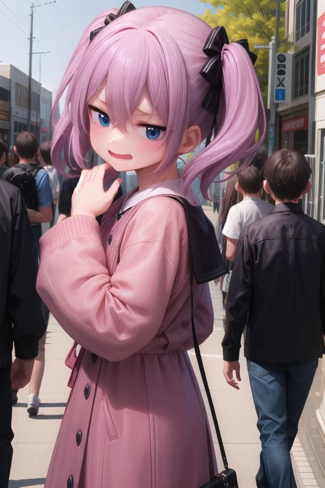 <lora:doyagao_v080:1>
(cleavage:-1.5),insanely detailed, absurdres, ultra-highres, ultra-detailed, best quality,
1girl, solo, nice hands, perfect hands,
BREAK,
(wearing harajuku-style coordinate),
smile, laugh, open mouth,
cute pose, cowboy shot,
BREAK,
slender, kawaii, perfect symmetrical face, ultra cute girl, ultra cute face, ultra detailed eyes, ultra detailed hair, ultra cute, ultra beautiful,
BREAK,
in harajuku, shibuya, tokyo, street, crowd, cityscape,
medium large breasts
BREAK,
(purple hair, blue eyes), hair between eyes <lora:hotarueye_jitome7_v100:0.5> <lora:hotarueye_jitome3_v100:0.5> <lora:smirkingmouth_v100:1>