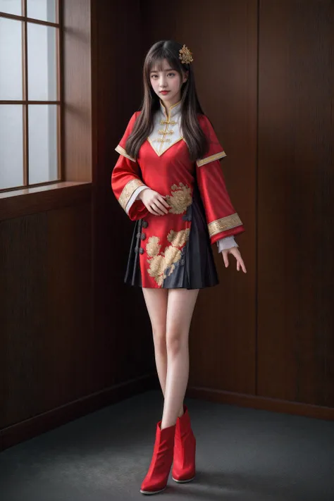 (masterpiece, best quality, 8k, RAW photo, beautiful and aesthetic:1.2), complex detail, 1girl, <lora:PAseer-SD15-LCM Quick:1>, <lora:neg4all_bdsqlsz_V3.5:1>, <lora:add_detail:1>, <lora:DaqiaoDW8:1:lbw=CHARA>, Daqiao, (full body:1.2),