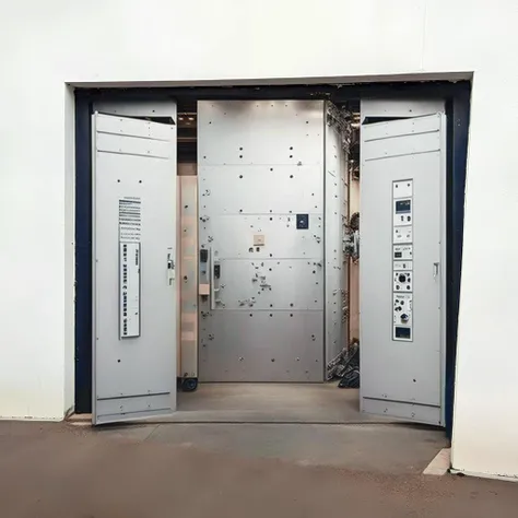 photo, (Airlock:1) industrial vault door