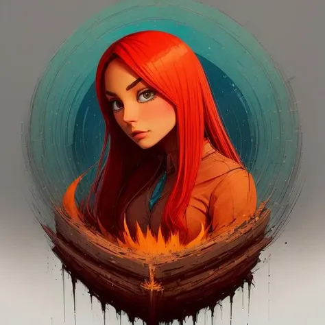 1girl, solo, srt , white background, <lora:icon-face:0.8>