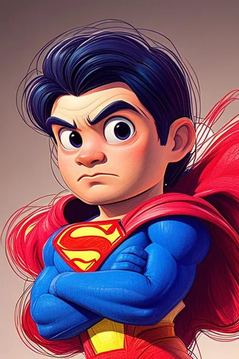 Scribbled Pattern of Superman <lora:Scribbled Pattern:0.925> <lora:speedy1p5:1>