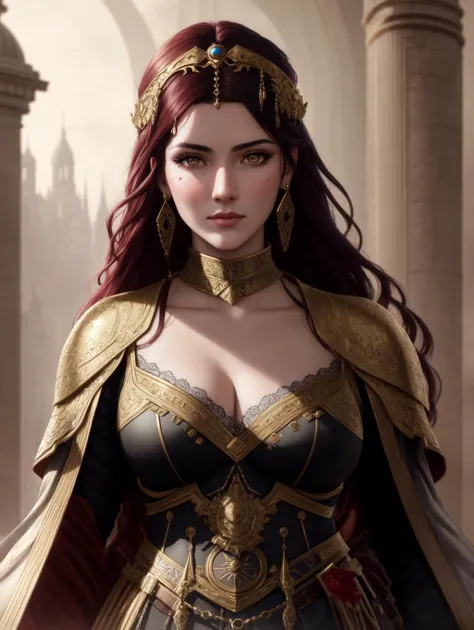 ((Masterpiece )) , A sociopath warrior standing in blood, by Anastasiya dobrovolskaya, donato giancola, karol bak, tom bagshaw, face by artgerm and edmund leighton, background by james jean and noah bradley, majestic, volumetric lighting, photorealistic, Octane render, unreal engine 5, rule of third, golden ratio, (high detailed skin:1.2), 16k uhd, hdr, dslr, high quality, film grain, Fujifilm XT3
