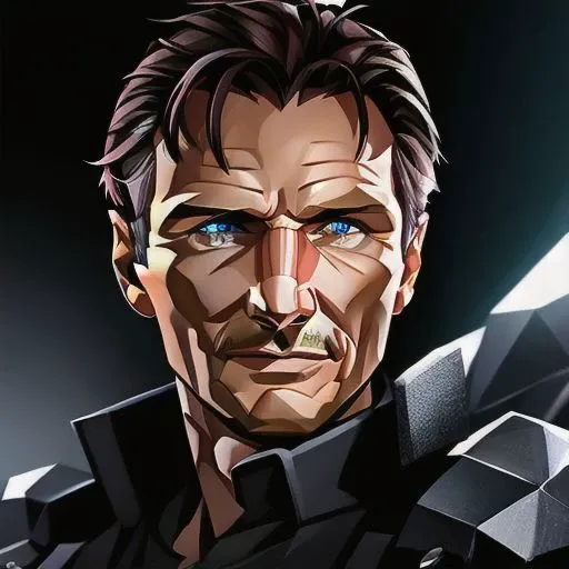 liam neeson lookig mean, full focus, center aligned,detailed, hdr, 8k, 3d,backlit, 8k, best quality, hyper detailed, closeup, dragon , mean look with a smile, dark grey background,beautiful big eyes ,