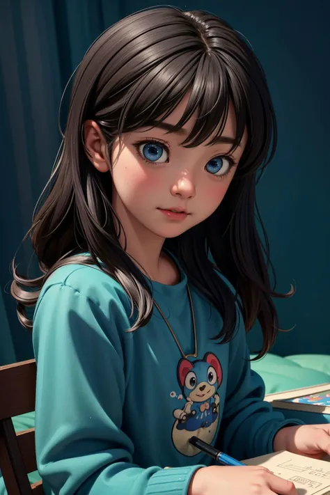 strybk, Chibi kawaii, oil painting, thick strokes. Octane rendering, 3d. Close up, Exquisitely detailed portrait of cute little hyper detailed cookie monster in glass vase full of colorful candy, edge lighting, backlighting, detailed face, detailed eyes. big reflective eyes Craig Davison, Ernst Heckel, John Singer Sargent, Peter Paul Reubens, Mary Blair, children's book illustration, Ghibli, Disney, SF, complex art masterpiece, sinister, matte movie poster, golden ratio, cgsociety trend, intricate, epic, artstation trend, by artgerm, G. R. Giger and Beksinski, highly detailed, vivid, cinematic character rendering, super quality model, children's storybook style, muted colors, watercolor style, kids story book style, muted colors, watercolor style