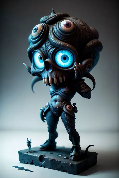formidable_default, chibi, solo, 1girl, full body, simple background, (epoxy_skull:1.3), (ManyEyedHorrorAI:1) <lora:glowingSkullLora_v10:1> <lora:manyeyedhorrorai_v10:1>, black background
