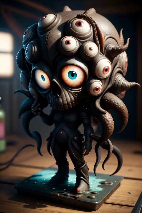 formidable_default, chibi, solo, 1girl, full body, simple background, (epoxy_skull:1.3), (ManyEyedHorrorAI:1) <lora:glowingSkullLora_v10:1> <lora:manyeyedhorrorai_v10:1>, black background