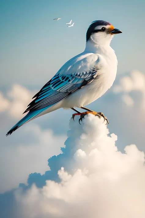HighKeyStyle, a colorful bird in the sky, white background, mist,
intricate details, hyperdetailed, cinematic, realistic, masterpiece, <lora:HighKeyStyle:0.4>