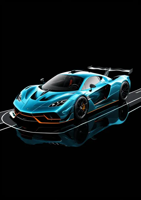 Hyper-quality, Hyper-Detailed, Hyper-minimalist, fractalist, vantablack background, <lora:SilkArt:0.83>, wavy coloured lines, hypercars made of S1LK4RT racing, movement, outlined, ethereal, slipstreaming