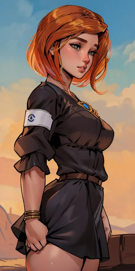 (sfw), ((masterpiece photograph))):2.5,(((full body portrait))):1.5,(((front view))):3, lineart,fine-details,flat-colors,depth,warm colors, high contrast, subsurface scattering, f2, depth of field, film grain, illustration, high contrast, (secret:0.9), Canon EOS in natural style photography,THEPIT, BREAK, socalexia, alexialibrary, armband, black dress, long skirt, long sleeves, 1girl, BREAK, simple background, BREAK, <lora:SOCAlexia2-09:.9>