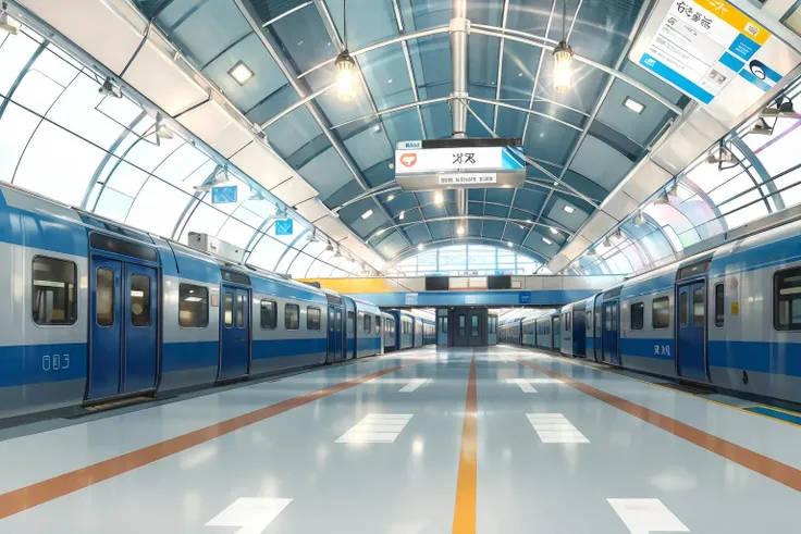 (masterpiece:1.2),best quality,blue archive background,
no humans, ceiling light, scenery, light, indoors, lights, ceiling, train station, reflection
<lora:blue archive background-000018:0.8>,