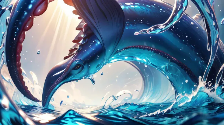 (masterpiece, best quality, fullscreen), [(full body:0.9)::0.3] (photo of a giant out of water Nestled water [magical being:creature:0.2]:1.4), <lora:EYES EyesGen:0.4> intricate iris, (scaled holo skin:1.5), (Mysterious:1.1), (Regency Cephalopod body with Wormlike head and with one Webbed Appendages:1.4), (Swirling water flow:1.3), (underwater Maritime background:1), (casting Water Manipulation (controlling water flow and shape) magic spell:1.1) <lora:LIGHT [LoRa] Glistening Light Concept (With multires noise version):0.3:lbw=1, 0, 0, 0, 0, 0, 0, 0, 1, 1, 1, 1, 1, 1, 1, 1, 1>, (Colorless Sunlight Through Water lighting:1.2), <lora:EFFECT WorldofWater:0.5> worldofwater, <lora:MONSTER ral-zhibi-sd15:0.3> zhibi, , ,<lora:LIGHT kkw-HDR-v1.0a:0.6> kkw-HDR, <lora:QUALITY kkw-better-v1.0a:0.1>, (Full body Shot, Shallow Focus Shot, Low Angle Shot:[1.2:0.5:0.1]), heavily detailed, magical, eerie, gloomy, , (sharp focus), ntricate, fine details, realistic shaded lighting poster by by Alphonse Mucha, Greg Rutkowski, artgerm