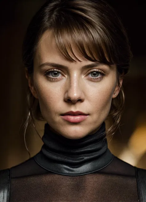A stunning intricate full color portrait of (sks woman:1), wearing a black turtleneck, epic character composition, by ilya kuvshinov, alessio albi, nina masic, sharp focus, natural lighting, subsurface scattering, f2, 35mm, film grain, <lora:lora_amandatapping_v1_from_v1_160:1>