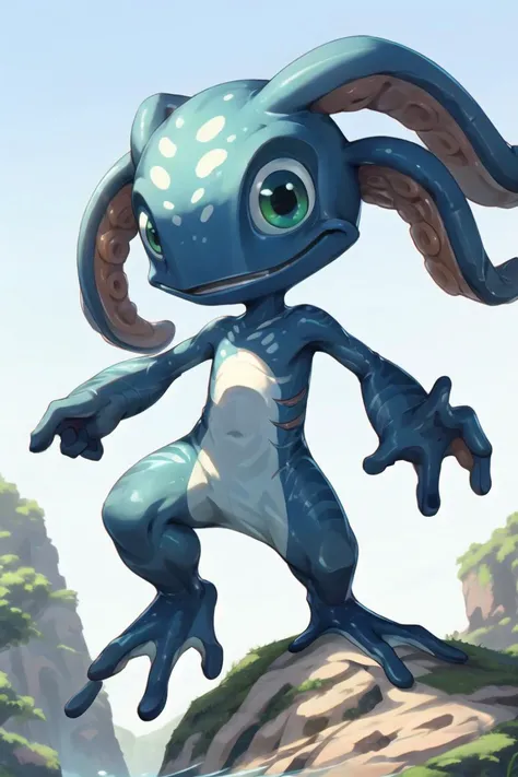 fizz_lol,webbed feet,( tentacle_hair:1.1),gills,short tail,
solo, full body,
<lora:Fizzv4:0.8>,
<lora:more_details:0.2>,
highly detailed, (hi res), ((masterpiece)), ((best quality)) , 4k, (high detail:1.3),