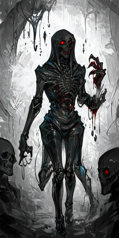 arielpstyle, dark, horror, creepy, creepy-looking, lovecraftian, <lora:Mp:0.8>, <lora:arielp:0.8>