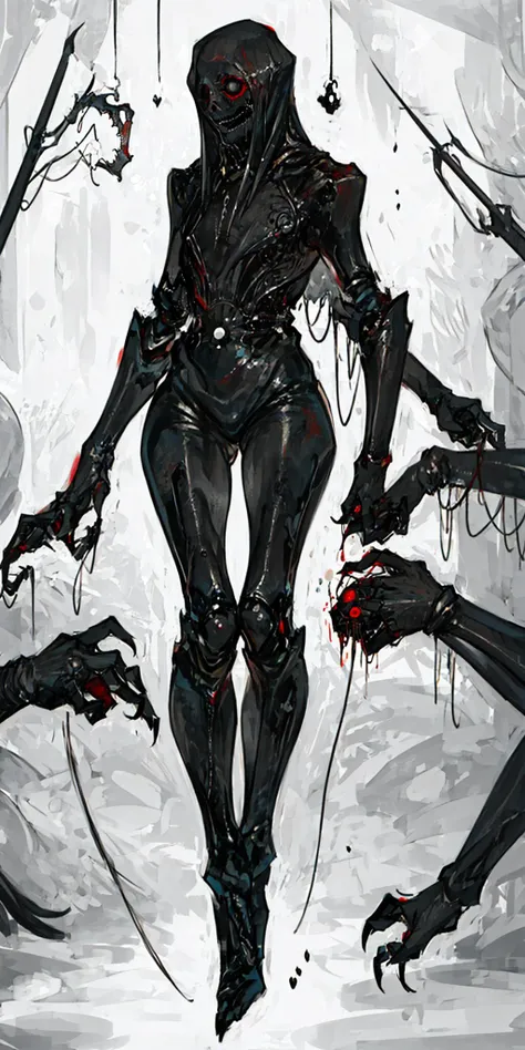arielpstyle, dark, horror, creepy, creepy-looking, lovecraftian, <lora:Mp:0.8>, <lora:arielp:0.8>