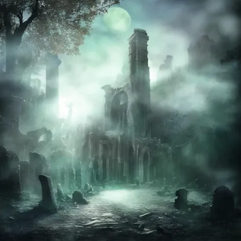 Cinematic Lighting,(masterpiece:1.2),(best quality,:1.2),8k,HDR,ultra detailed,((photorealistic)),professional light,cinematic lighting,fashion photography,ambient lighting,<lora:detail_slider_v4:3>,sinister ruins in a dark forest,FanRu ,<lora:FantasyRuins-10:0.7>,epiCPhoto,fantasy,moon