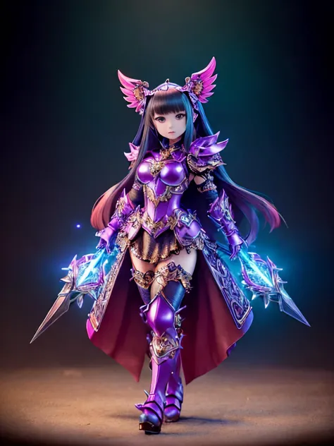 War_Glam:1.2, Fan_Bingbing, rurinobodysd15, <lora:paintedMiniature_v30:0.7> pmini style, on a stand, attack pose with magical weapon, intricate detailed {__zaq/ArmorColor__} armor, black boots, shiny helmet, detailed gauntlets, bushido_fantasy, awesome, sharp focus <lora:artisticEasternFantasy_v10:1>