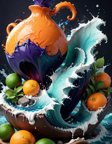 Nautical-themed <lora:FF.103.dynavisionXLAllInOneStylized_release0557Bakedvae.LyCORIS:1> 3d isometric render Low poly, potion, dreamy magical atmosphere, dslr, Zentangle, absurdres, Angry, Muted Colors, Plain white background, RTX, geometric patterns, professional, Sots Art, complementary colors, Swirling, extremely beautiful, Electic Colors, cosmic energy, most beautiful artwork in the world, poster art, Highres, epic fantasy, HDR, sfumato, 4K, bloom, highly detailed, award winning, Broken Sophisticated Victorian Potion, Indigo patterns, Silk frame, biomorphic forms, octane engine, Neo, rich color, trending on artstation, glimmering transformation, trending on CGSociety, insane details, Mingei, multidimensional, Pixabay, Dark Wave Art, DayGlo orange and Lime green splash, beautiful, <lora:FF.113wowXL_v10.LyCORIS:0.5> . Sea, ocean, ships, maritime, beach, marine life, highly detailed