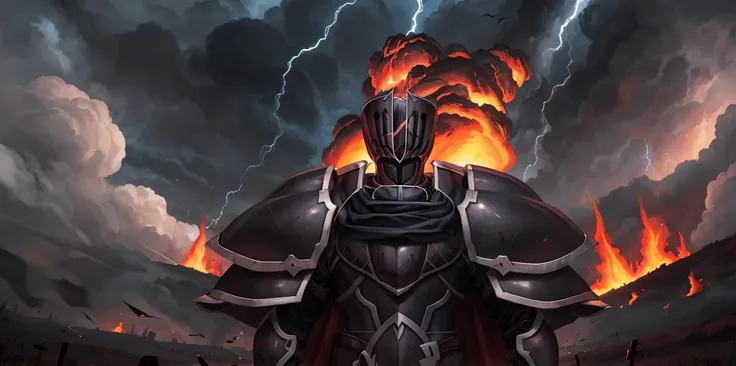 masterpiece, best quality, absurdres,
<lora:BlackKnight:0.8>blackknight_fe, helmet, armor, standing, from below, close-up
storm, overcast, fire, close-up, field, castle, battle, lightning, smoke, electricity, lightning, dark, night