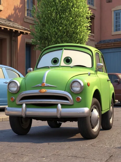 cgi 3d disney pixar cartoon character, Car