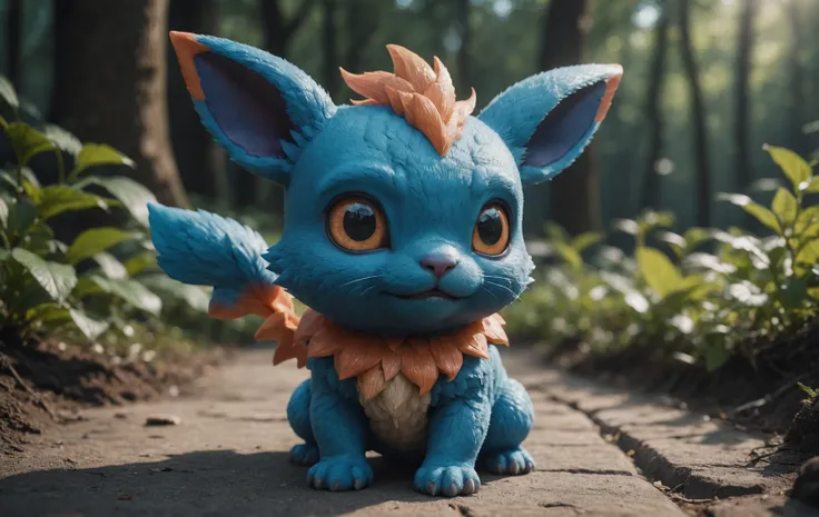cinematic film still, close up, photo of a cute Pokémon, in the style of hyper-realistic fantasy,, sony fe 12-24mm f/2.8 gm, close up, 32k uhd, light navy and light amber, kushan empirem alluring, perfect skin, seductive, amazing quality, wallpaper, analog film grain <lora:aesthetic_anime_v1s:0.5> <lora:add-detail-xl:1.1>