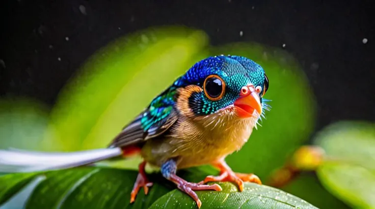 hybrid bird,(zoomorphism Style:1.4), cute, ultra detailed macro photography by miki asai, wildlife photography, expressive translucent eyes, a diminutive animal, a housed mystical stunning Zoomorphic creature, soft lighting, breathtaking, highly detailed, award-winning, (Zoomorphic fusion creature:1.3), cinematic still shot, kodachrome, uhd, canon eos