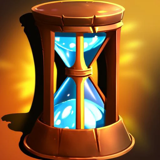 [rpgicondiff:4] a picture of a golden hourglass