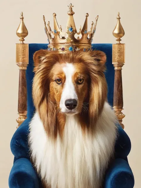 creative bio poster,animal, palace, throne, luxury decoration<lora:åæ:0.8>
