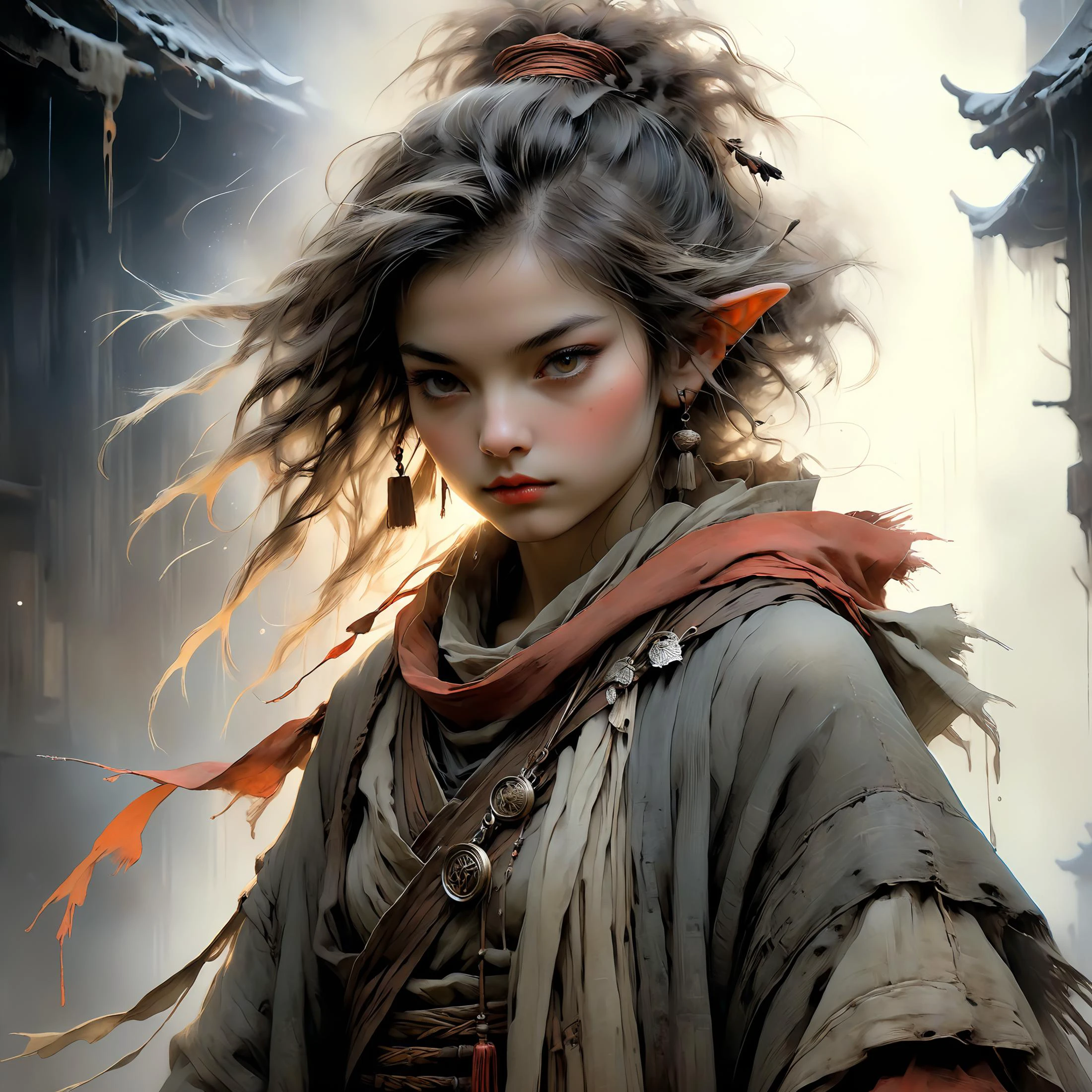 \(\wen xin cha hua\\), by Stephen Gammell and gustave doré ,Ultra-realistic, life-like, character design, full body, textured, volumetric, masterpiece, trending on Deviantart, Complimentary-Colors, intricate and detailed, High Contrast, high-quality, cinematic light, volumetric light,, detailed background, perfect composition, textured, volumetric, masterpiece, trending on Deviantart, Complimentary-Colors, intricate and detailed, High Contrast, high-quality, cinematic light, volumetric light, <lora:OMG-Is-DucHaiten_v1.0:0.7> <lora:g0th1cPXL:0.6> g0thicPXL, ImgFixerPre0.3 <lora:wenxinchahua_xl:0.5> <lora:Jean-Baptiste Monge Style:1> Jean-Baptiste Monge Style page