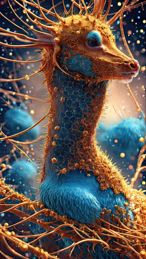 <lora:NeuronalConnectionV2:0.75> ,neuronal connection photography,niohxlguardiansprt,seahorse,spirit animal,full body,awardwinning,masterpiece,epic,trending on artstation,raw photo,128k UHD,sharp focus,bokeh,50nm lens,solo,hyperrealism,absurd res,private photo press,aesthetic