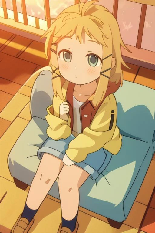 masterpiece, consistent background, indoors, <lora:Black_bullet tina sprout_v2:1> tina sprout, sitting on sofa, drone pov, dutch angle, from above, looking at viewer
<lora:denim_shorts_v0.2:1> denim shorts