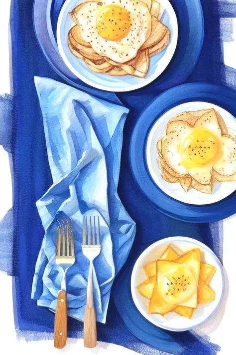 crl_fd6  style, masterpiece, best quality, extremely detailed, detailed background, detailed pastel colors, illustration. watercolor, paint splatter, top view, centered, butterfly, bread with cheese, melting cheese, restaurant, gouache, multicolored background, stars in background, water ripples,