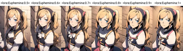 <lora:Euphemina:0.5>, Euphemina, main outfit, medium shot, looking at viewer, solo
