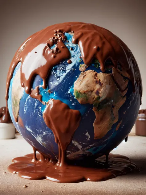 ais-chocsauce planet earth in space <lora:Chocolate_Sauce_SDXL:1>