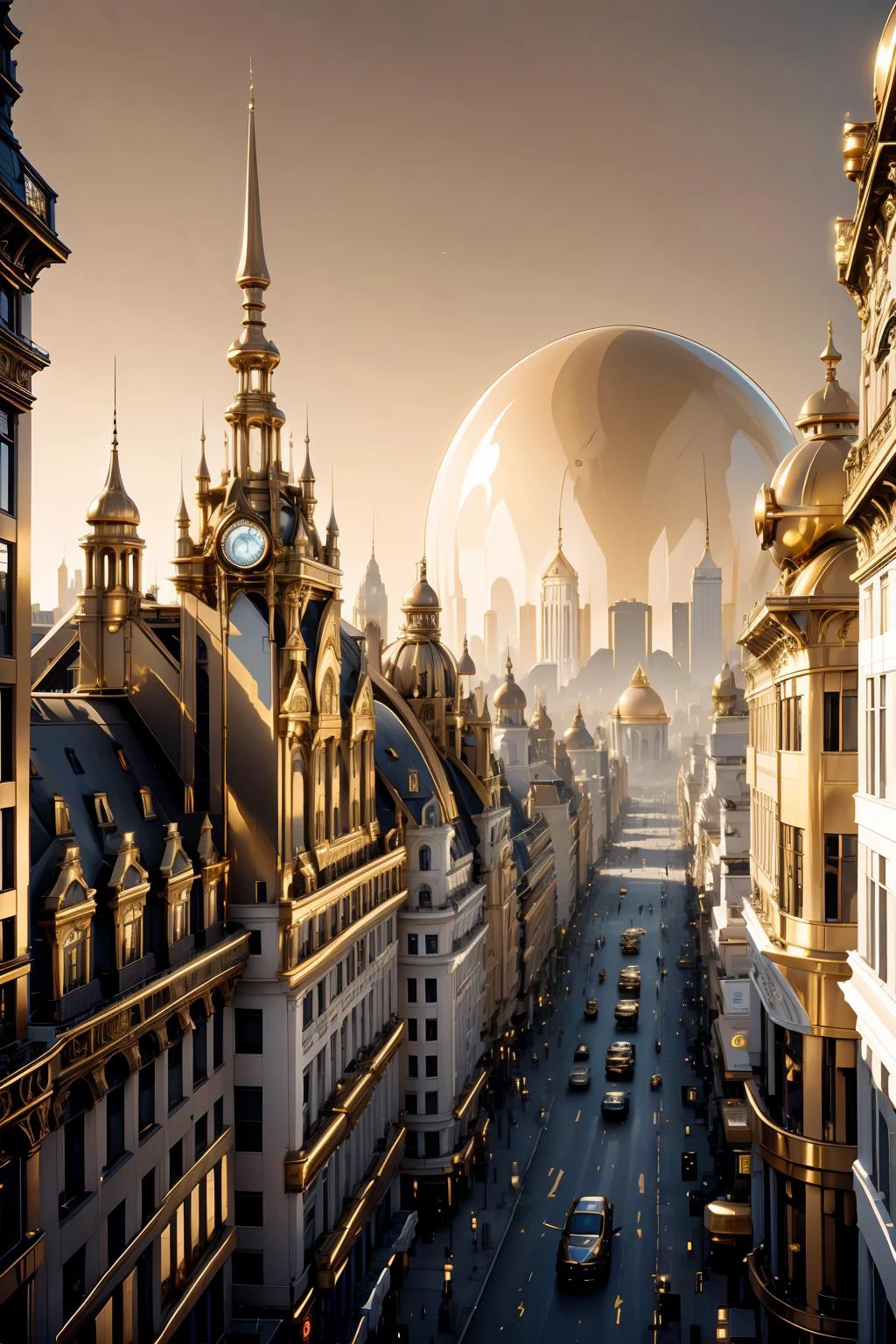 <lora:Golden_Paradigm:0.8> goldenparadigm cityscape, golden theme, <lora:AmericanaArchitecture-10:0.8> <lora:add_detail:0.25> <lora:realistic:-0.25> <lora:waterVFX:0.25>
