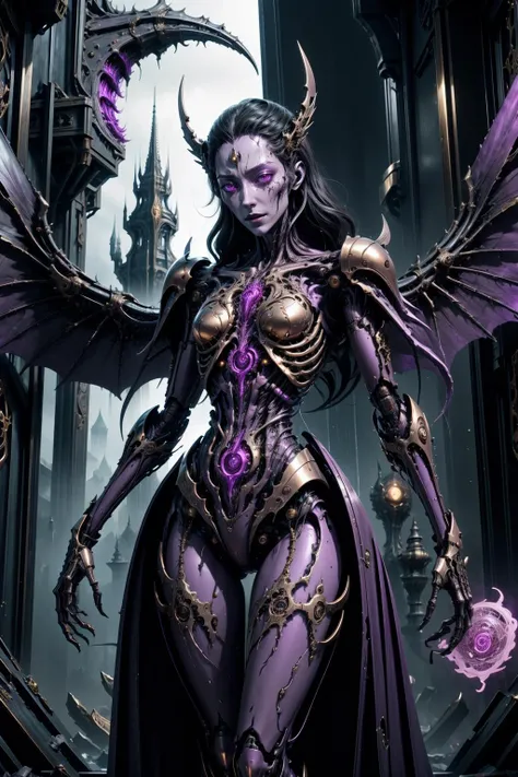 goldenparadigm ascendedlord woman, corrupted <lora:realistic:0.5> <lora:add_detail:0.5> <lora:Golden_Paradigm:0.8>