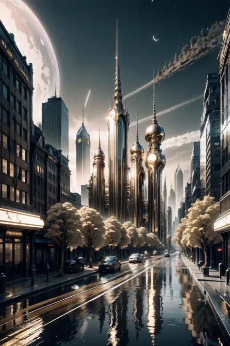 goldenparadigm cityscape, pristine  <lora:realistic:0.5> <lora:add_detail:0.5> <lora:Golden_Paradigm:0.8>
