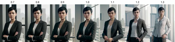 (extremely detailed 8k wallpaper, photorealistic), (imogeneSalzoTI:0.7), (upper body, arms crossed, black business suit:1.2)