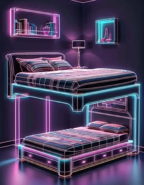 bed
<lora:hologram02:1>