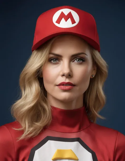 cinematic photo Portrait of  (((ohwx woman))) as super Mario, red hat, fantasy, highly detailed, digital painting, artstation, concept art, sharp focus, illustration, art by Tony Sart and artgerm and randy vargas  <lora:charlize_lora_sdxl_v1-000008:1> . 35mm photograph, film, bokeh, professional, 4k, highly detailed