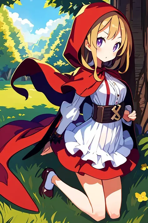 (masterpiece, best quality), 1girl,   <lora:little_red_riding_hood_v0.1:1> little red riding hood