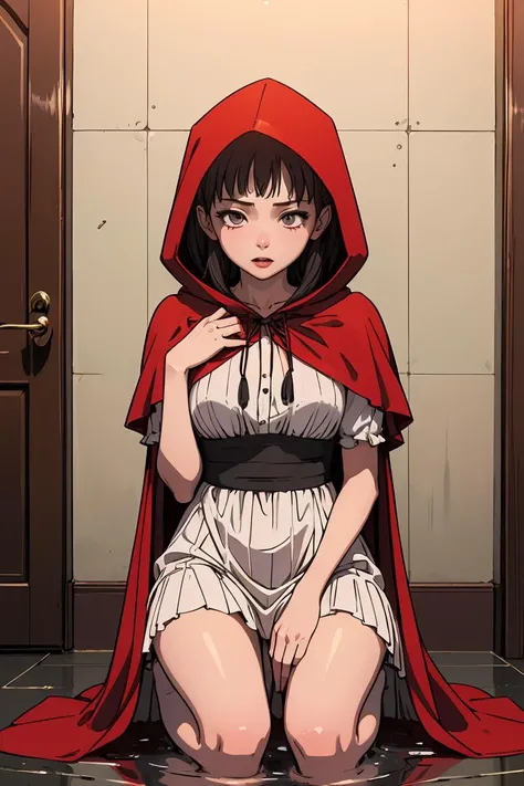 (masterpiece, best quality), 1girl, <lora:sticky-lion:1> dripping, transparent slime, <lora:little_red_riding_hood_v0.1:1> little red riding hood