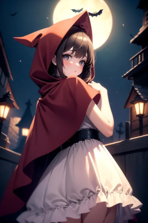 <lora:little_red_riding_hood_v0.1:1>
1girl, little red riding hood, looking back, night, halloween basket,, masterpiece, best quality, highly detailed