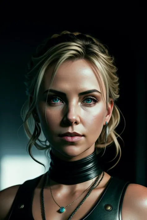 ((masterpiece)), best quality, real, photoshoot, realistic, perspective, luminescent, bright colors, illusion, atmospheric scene, masterpiece, best quality, (detailed beautiful face, detail skin texture, ultra-detailed body:1.1), half body shot of Biomechanical charlize theron hacker - shaman of the sisterhood of cables wearing cable - dress made of cables with biomechanica, realistic photo,breath taking, sharp lense, professional photographie, 70mm lense, detail love, good quality, unreal engine 5, wallpaper, colerful, art, (hdr:1.5), hyperdetailed, (artstation:1.5), cinematic, warm lights, dramatic light, rich colourful, (background inside dark, moody, private study:1.3) , POV, nikon d850, film stock photograph, kodak portra 400, camera f1.6 lens, rich colors, hyper realistic, lifelike texture, (dramatic lighting), cinestill 800