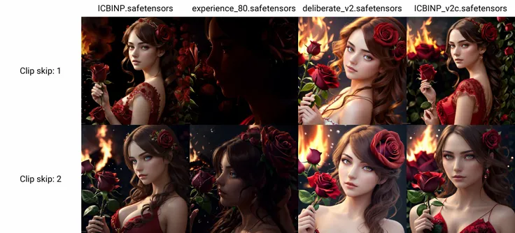 best quality ,masterpiece, illustration, an extremely delicate and beautiful, extremely detailed ,CG ,unity ,8k wallpaper, Amazing, finely detail, masterpiece, best quality, official art, extremely detailed CG unity 8k wallpaper, ultra-detailed, highres, extremely detailed, ((1girl holding a beautiful detailed (red rose))), extremely detailed petals, droplets on petals, refraction, glaring, depth of field, ((large fire across the background)), red dress on fire, garland of roses, hair piece with roses, perfect face, perfect anatomy, beautiful features, beautiful eyes, well proportioned